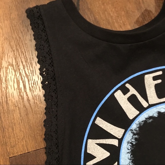 Jimi Hendrix Tank top Black Junior XL NWT - Picture 3 of 4